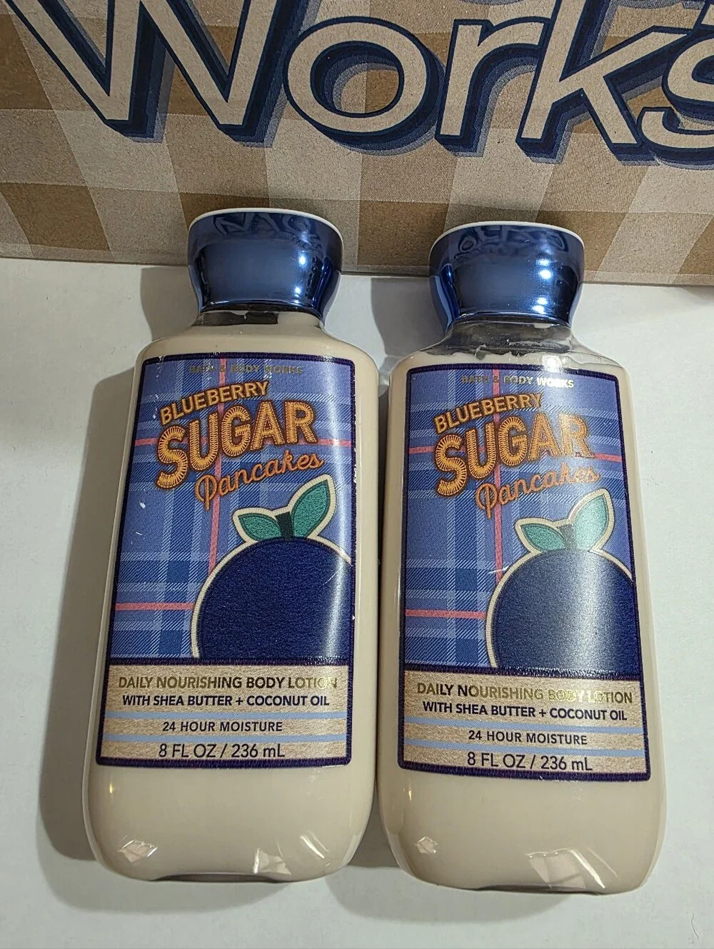 BATH AND BODY WORKS BLUEBERRY SUGAR PANCAKES BODY LOTION X3
